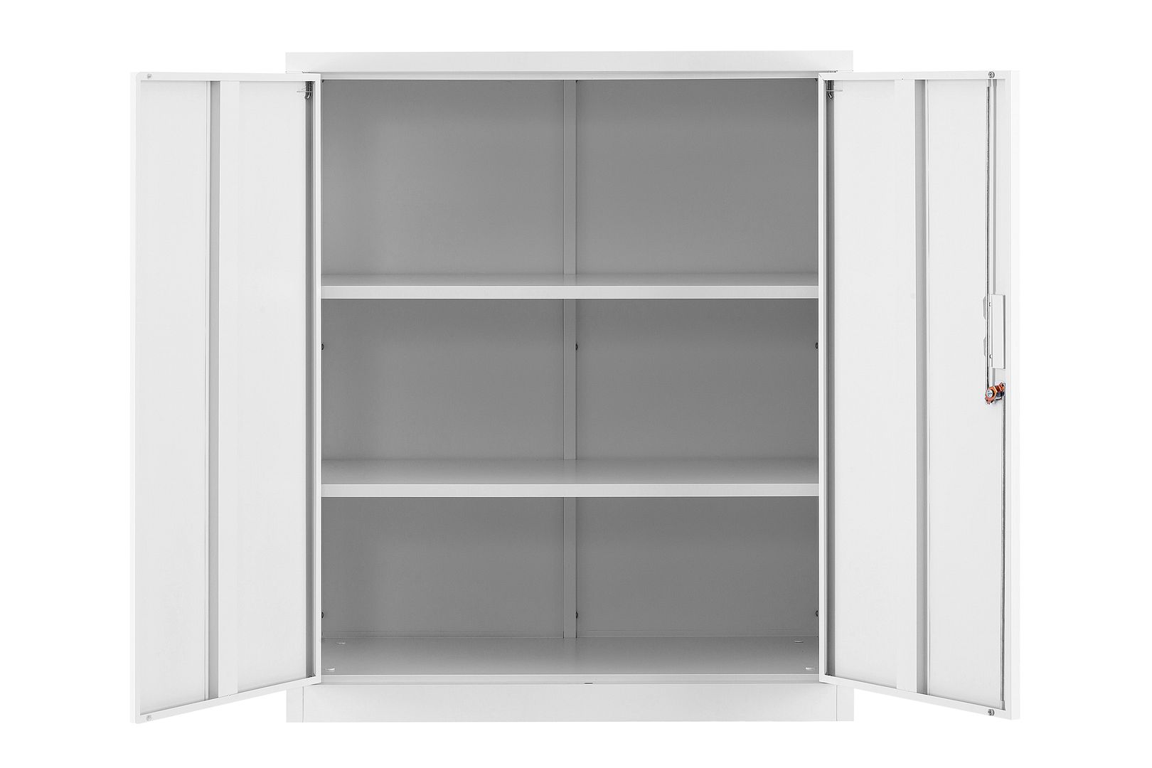 42" Tall Metal Steel Storage 2 Door Locking For Office