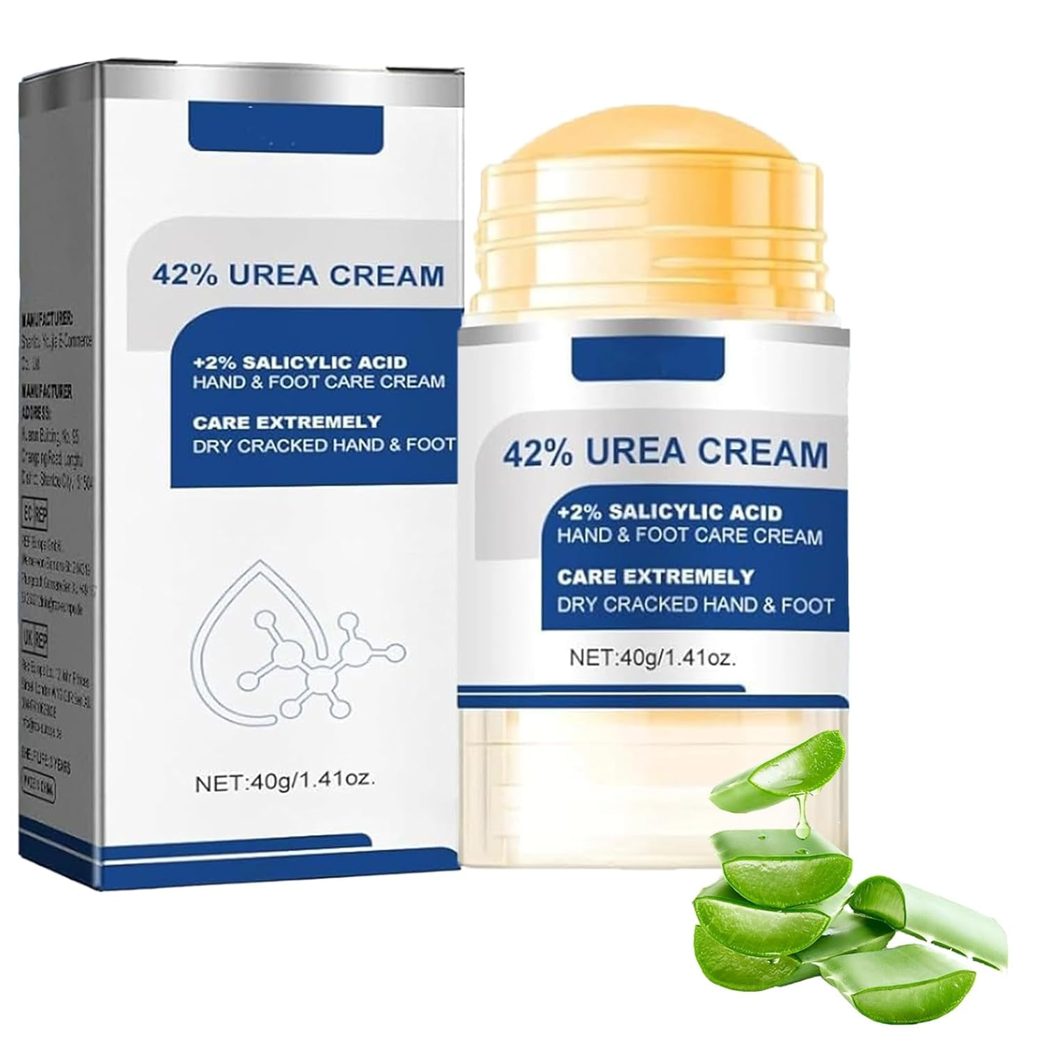 42 Urea Cream, Foot Moisturizing Stick, for Dry Cracked Heels, Moisturizer for Feet & Hands