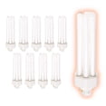 thumbnail image 1 of 42 Watt CFL Light Bulbs | 4 Pin GX24Q-4 Base 6500K Full Spectrum | 42W High Output 3200 Lumens | Triple Tube Compact Fluorescent Light Bulbs Plug-in | 10 Pack by GoodBulb, 1 of 3