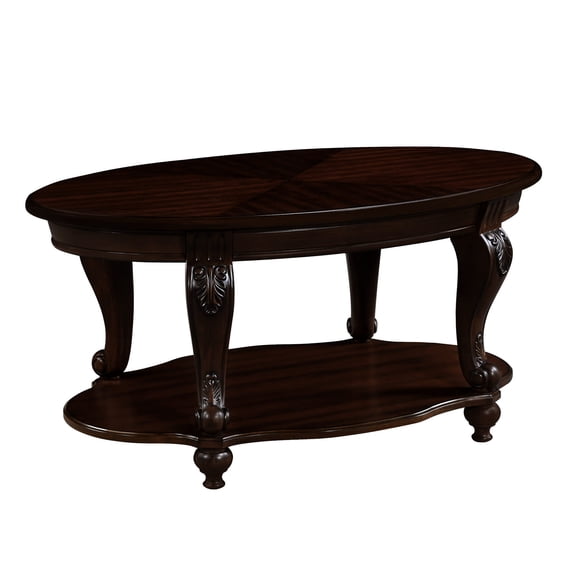42'' Wide, Scratch - Resistant - Distressed Finish - Living Room Setting - Ample Storage on Shelf