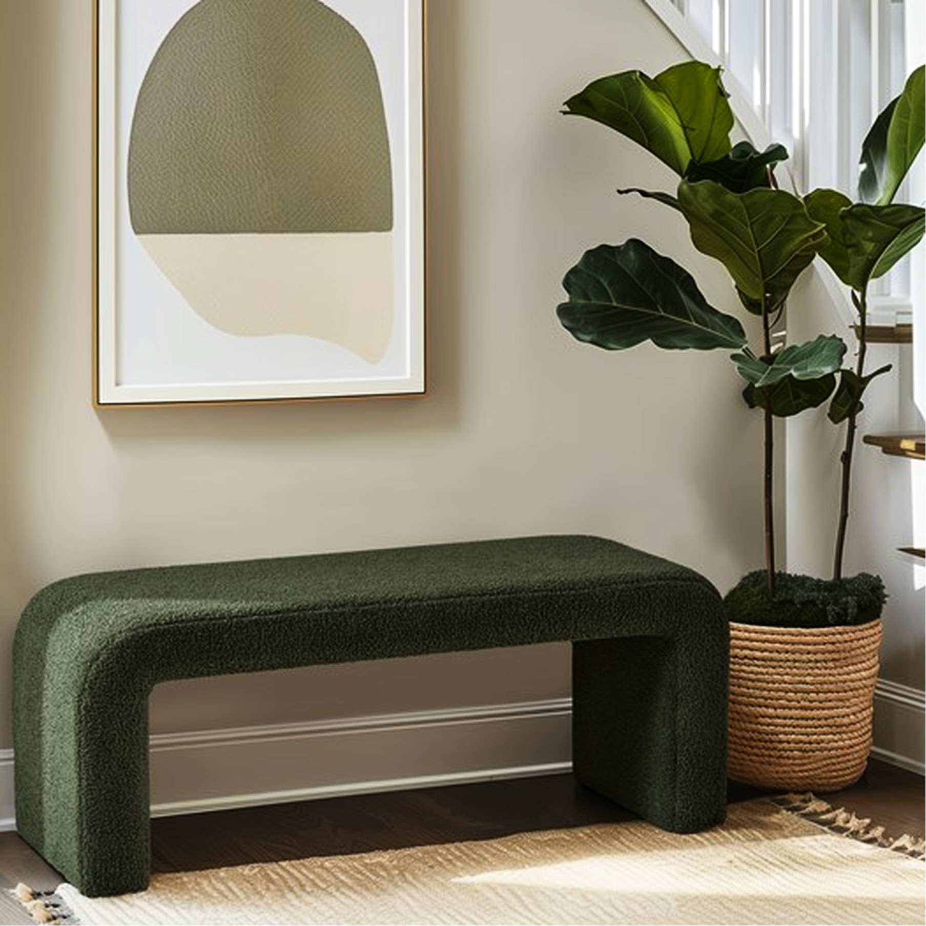 Waterfall Style Bench 42