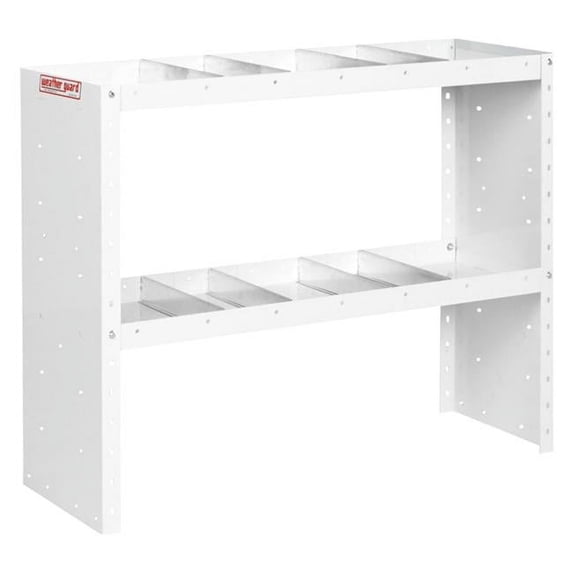 42 X 35 X 13.5 in. Heavy Duty 2 Adjustable Shelf Unit