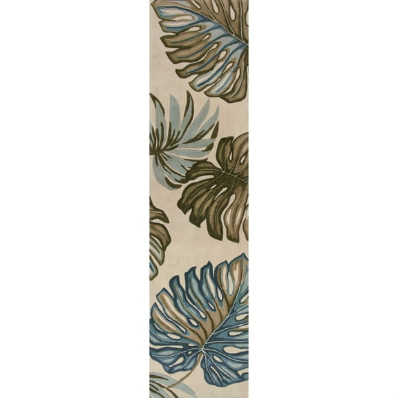 42" X 66" X 0.'5" Ivory Wool Rug