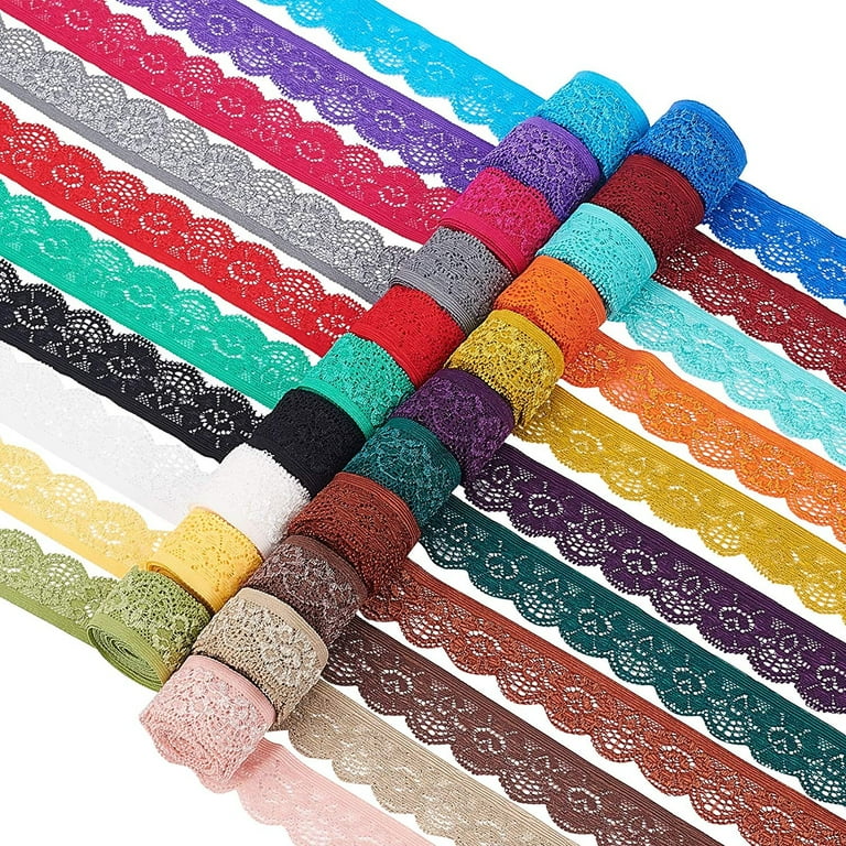 Coloured hot sale lace ribbon