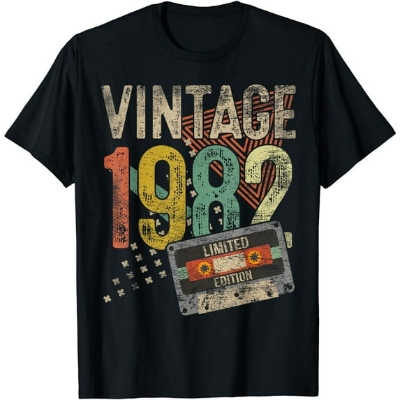 42 Year Old Gifts Vintage 1982 Decoration 42nd Birthday T-Shirt