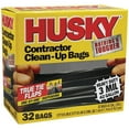 thumbnail image 1 of Husky Contractor Clean-Up Bags - 32 Count, 1 of 3