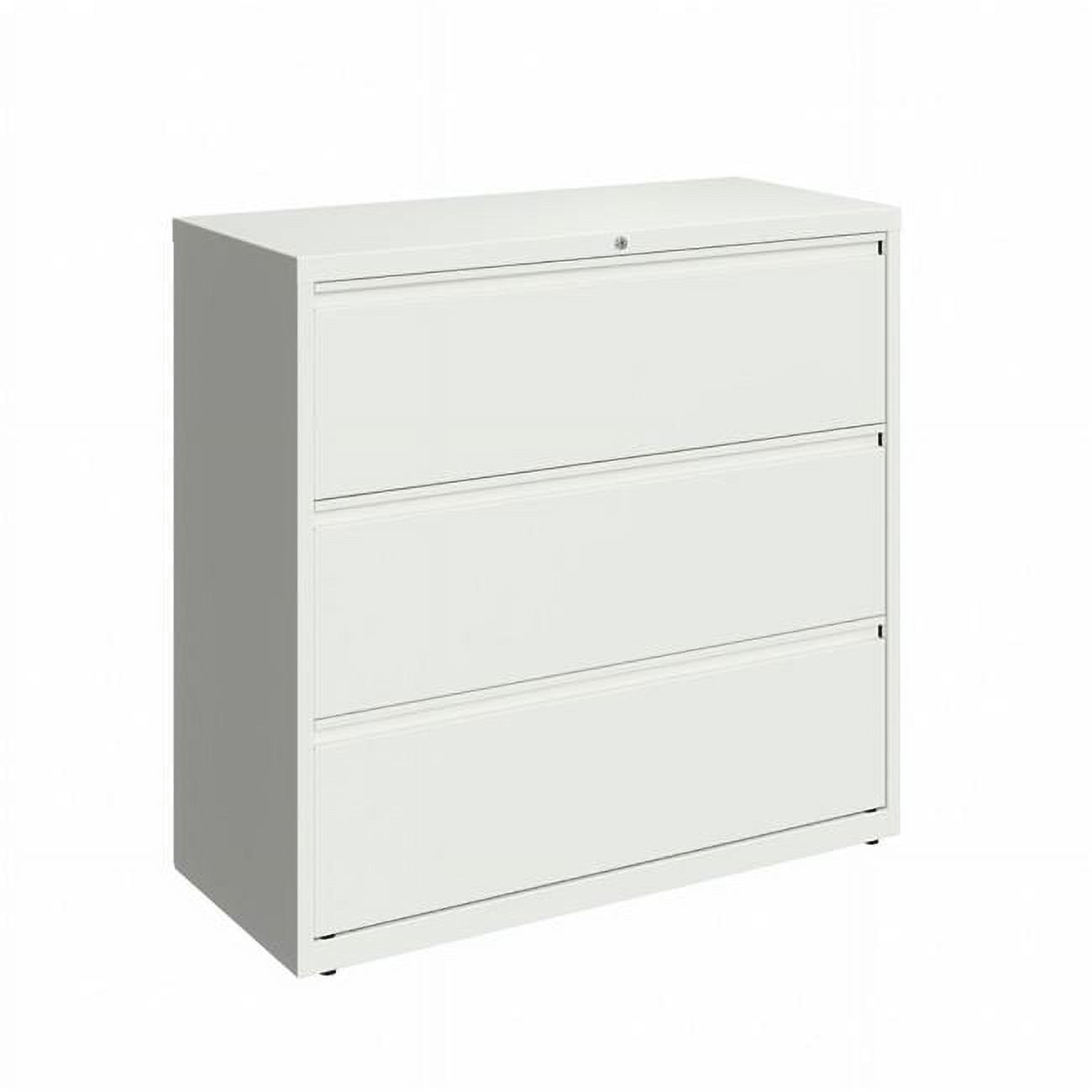 42 in. 3Drawer Lateral File White