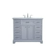 thumbnail image 1 of 42 in. Americana Single Bathroom Vanity Set - Light Grey, 1 of 1