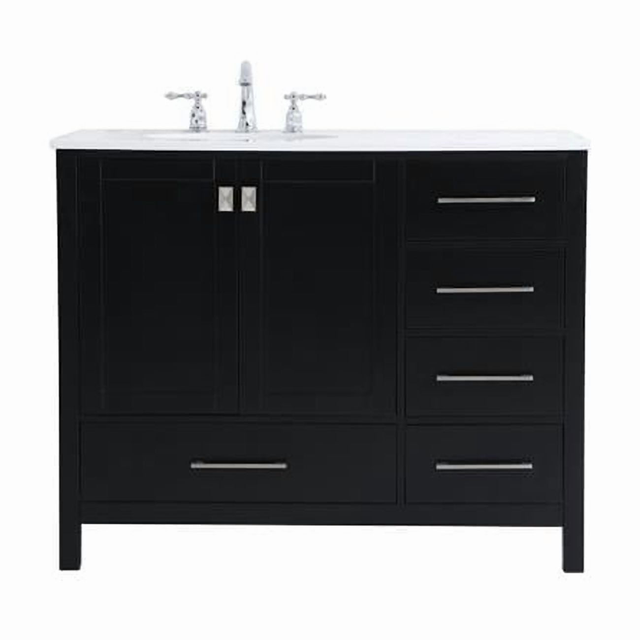 Black Single Bathroom Vanity