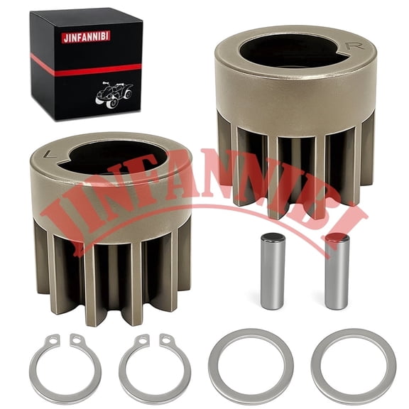 42 in Lawn Sweeper Wheel Drive Pinion Kit for J-OHN Deere Lawn Sweepers LPSTS-42JD STS-42 STS-420OEM#R-2485RH R-2485LH R-2261