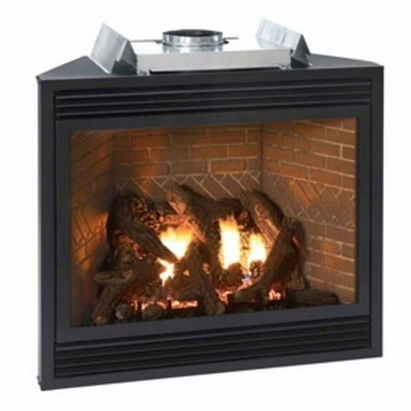 42 in. Luxury Direct-Vent Fireplace with Multi-Function Remote & Blower