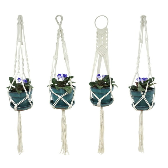 42 in Macrame Plant Hanger Plant Holder (Set of 4)