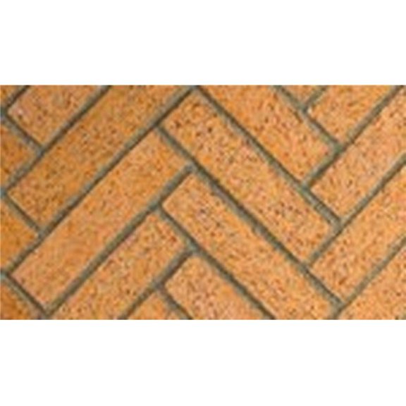 42 in. Red Warm Split Herringbone Refractory Panels