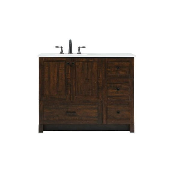 42 in. Single Bathroom Vanity, Espresso