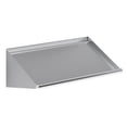 thumbnail image 1 of 42 in. Stainless Steel Wall Mounted Slanted Rack Shelf. Fits Two Racks., 1 of 5