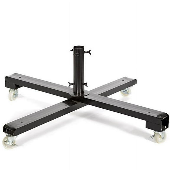 42 in. Tree Stand With Wheels - Black - 42 in.