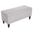 thumbnail image 1 of 42 in. Tufted Storage Bench, 1 of 9