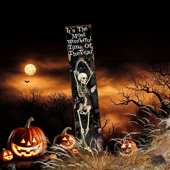 Whimsical Halloween Garden Stake | 42" Outdoor Fall Yard Art