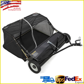 VEVOR Tow Behind Lawn Sweeper, 44 in Pull Behind Lawn