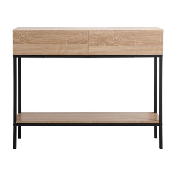42 inch console table in mango wood