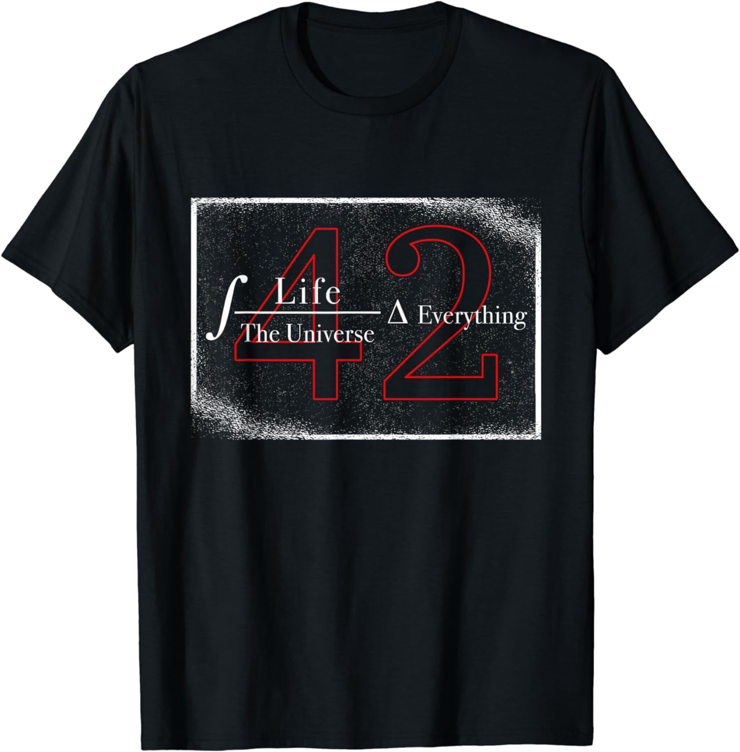 42 is the answer to the universe life everything t shirt walmart