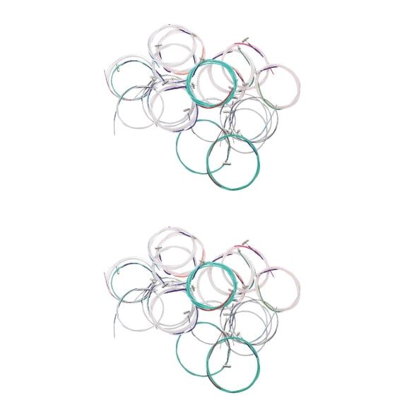 42 pcs Guzheng Strings Replacements Musical Instrument Accessories for Guzheng (Assorted Color)