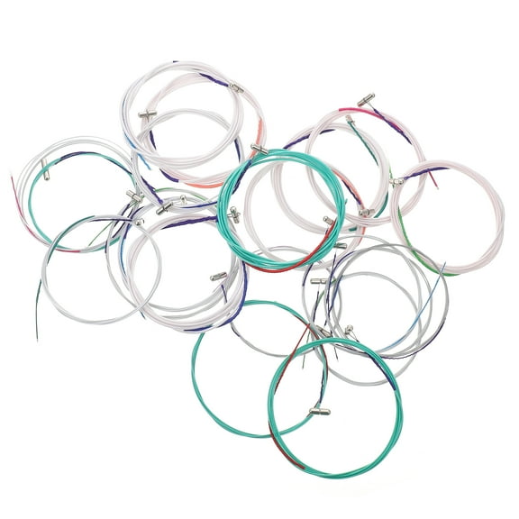 42 pcs Professional Guzheng Strings Music Wire Sturdy Strings Guzheng Strings (Assorted Color)