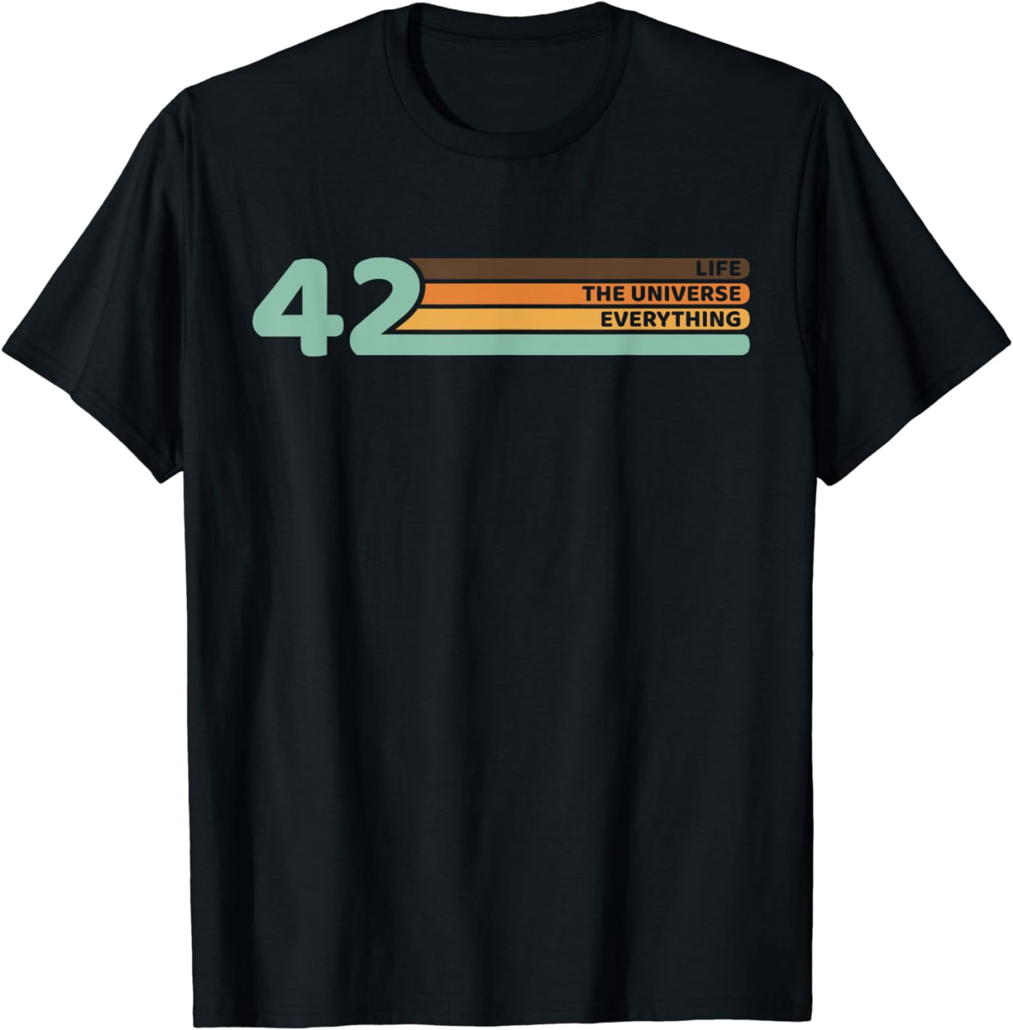 TShirt-People „The Answer To Everything Is 42“ T-Shirt Herren – 100% Baumwolle, Viele Größen