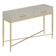 thumbnail image 1 of 42 x 12 x 30 in. Ashley Console Table, Beige & Gold, 1 of 1