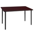thumbnail image 1 of Regency 42" x 24" Kee Folding Training Table- Mahogany/ Black, 1 of 8