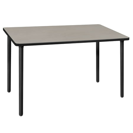 42" x 24" Kee Folding Training Wood Table- Maple/ Black