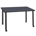 thumbnail image 1 of 42" x 24" Kee Mobile Training Table- Grey/ Black, 1 of 5