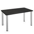 thumbnail image 1 of 42 x 24 in. Kee Training Table - Ash Grey & Chrome, 1 of 1