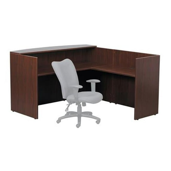 42 x 24 in. Reception Return Shell, Mocha