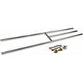 thumbnail image 1 of 42" x 8" Fire Pit & Fireplace Stainless-Steel H-Burner w/Connection Kit - Weatherproof & Whistle Free Set for Use w/Natural Gas, 1 of 7