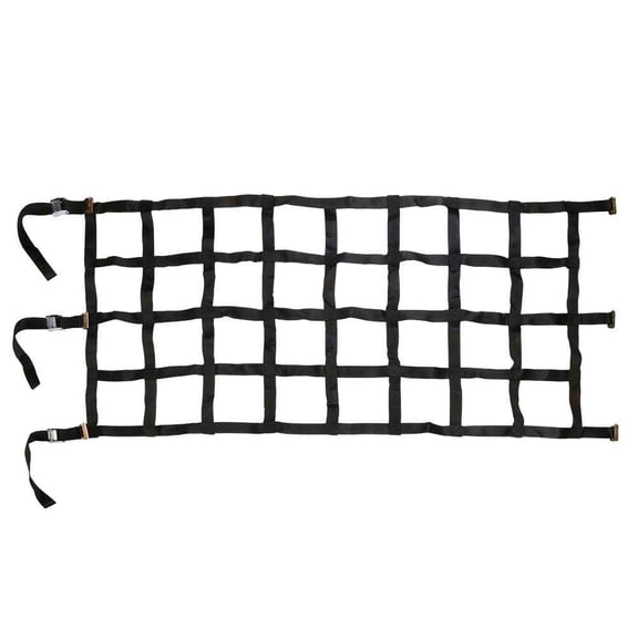 42" x 82" Heavy-Duty Cargo Net with Cam Buckles & E-Track Fittings