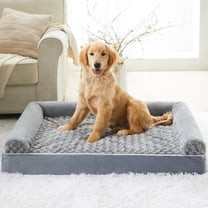 42"x30" Orthopedic Dog Bed for Medium/Large Dogs – Waterproof Couch-Style Pet Bed with Removable Washable Cover