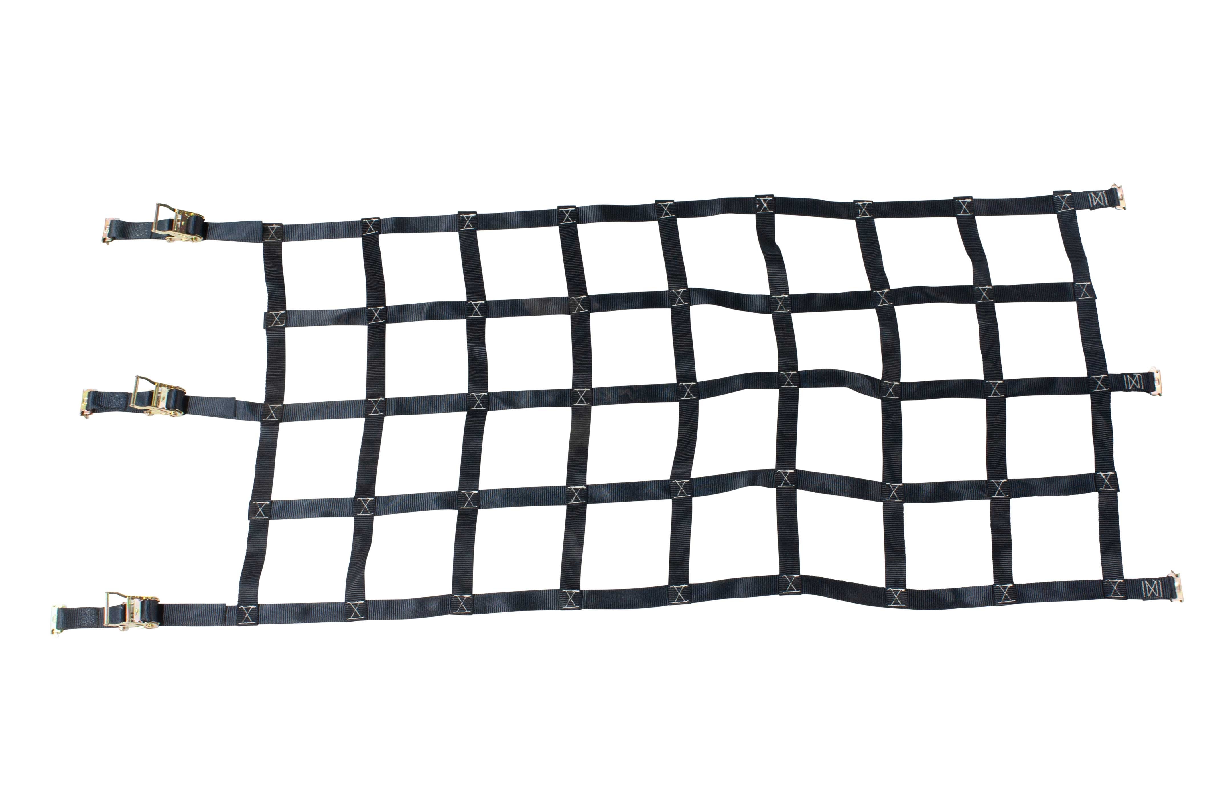 (42"x82") Heavy Duty Cargo Net for Pickup Truck with Ratchets & ETrack