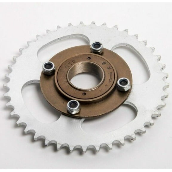 #420 41T 4 hole Sprocket drive gear w Free wheel f eATV Quad GoKart