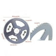 thumbnail image 1 of #420 #428 #520 #35 T8F 25H Rear Sprocket for ATV Pit Pro Trail Bike Drift -, 1 of 10