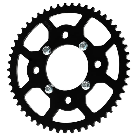 420 53T 76mm Rear Chain Sprocket C Drum Core Rear Sprocket High Horsepower 4 Hole for Dirt Pit Bike Pocket Bike Offroad Motorcycle Taotao Apollo RFZ 50cc 70cc 90cc 110cc 125cc 150cc 160cc 200cc