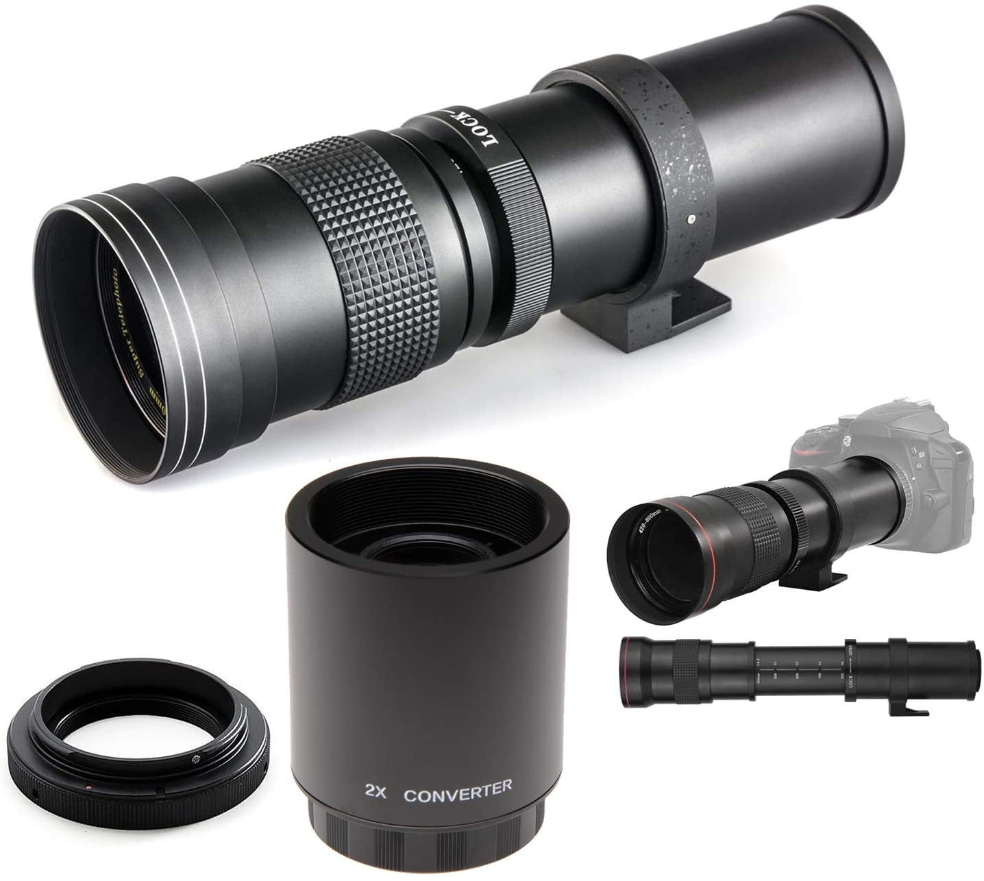 Manual Telephoto Lens for Canon EOS DSLR Cameras Kenya Ubuy