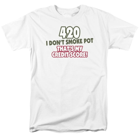 420 Credit Score T-Shirt Size XXL