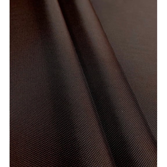 Burlap Fabric 420 Denier Nylon Fabric, Brown, Water Repellent, Urethane Coated