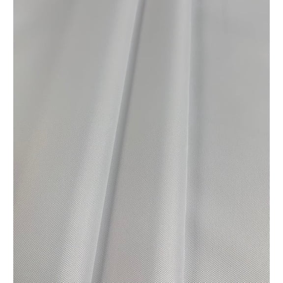 Burlap Fabric 420 Denier Nylon Fabric, White, Water Repellent, Urethane Coated