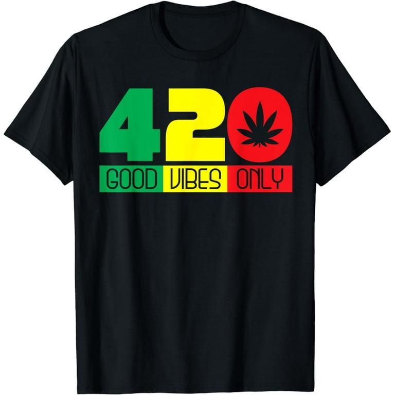 Good Vibes Only Rasta Reggae T Shirt Tee Distressed Vintage Good Vibes Only Rasta Reggae T Shirt Tee Distressed Vintage