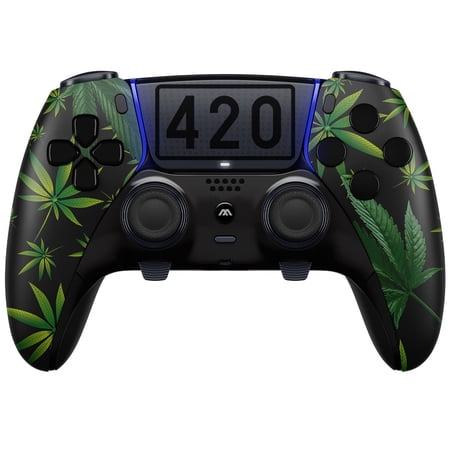 420 MODDEDZONE Custom Modded EDGE Controller for PS5 & PC With Mobile App Controlled Smart Anti-Recoil and Rapid Fire Mods