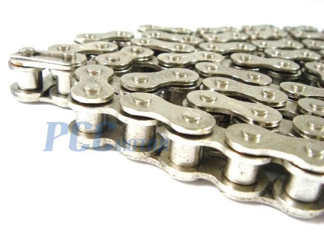 420 SILVER CHAIN 102 LINK COOLSTER TAOTAO SDG 107 109 PIT BIKE ATV CH03 ...