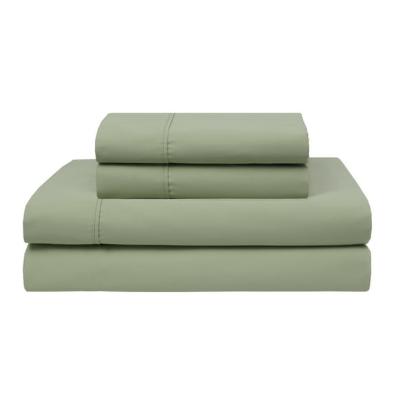 420 Thread Count 100% Cotton Wrinkle-free Sheet Set, King, Sage