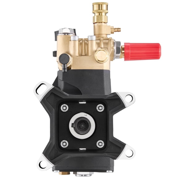 4200 PSI 4.2 GPM Pressure Washer Pump, 1" Horizontal Shaft Triplex Plunger Design